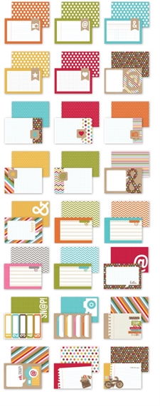 Simple Stories Sn@p Cards 4x6" - Snappy Thoughts (24 cards)